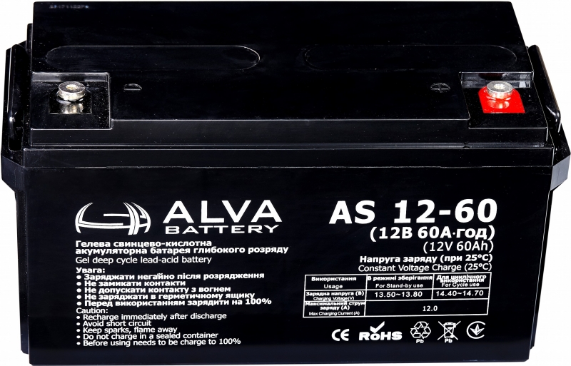 ALVA battery AS12-60 ALVA battery AS12-60