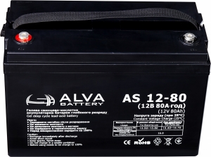 ALVA battery AS12-80